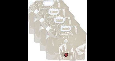 Redcliffs Opvouwbare jerrycan/watertank - 4x - 8 liter - met tapkraantje - camping - Containers