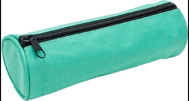 SOHO Basic Etui - Rond - 21 x 7cm - Canvas - Turquoise