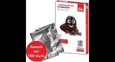 Solis LightBlocker Plus Vacuumzakken Voedsel 20 x 30 cm Bundel - Geschikt voor Diepvries, Magnetron en Sous Vide Koken - Beschermt tegen Licht, Lucht en Stoom - BPA-Vrij - Vacumeerzakken - Vacuum Opbergzakken - 2 x 50 Stuks