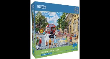 Gibsons puzzel The Lollipop Lady 100XXL - educatief speelgoed.