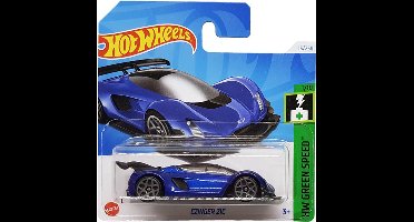 HOT WHEELS CZINGER 21C METALIC BLUE 13/250 HW GREEN SPEED 1/10 SHORT CARD 2025 1:64