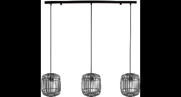 Various Woven Hanglamp - 3 lichts - Grijs - Nature - Natuurlijk & stijlvol