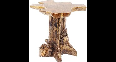 Boraboi ® Unieke Grote Boomvormige Bijzettafel van Massief Teakhout voor Moderne Interieurs