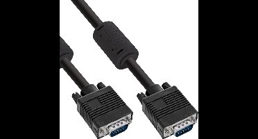 InLine - VGA (D-Sub) naar VGA (D-Sub) - 0.3 m - Zwart