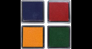 Stempelset van 4 Kleuren