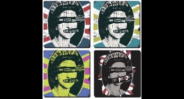 Sex Pistols God Save The Queen - coasters Set 4