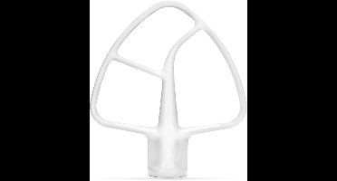 Geschikt voor K45B gecoate platte klopper, wit, 4,5 qt