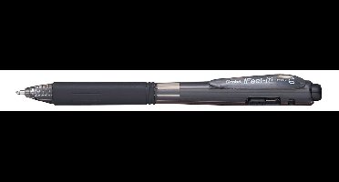 Pentel Feel-it! WOW! Zwart Clip-on retractable ballpoint pen 12 stuk(s)