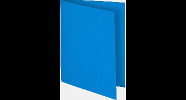 Exacompta 10x FLASH 80 - Pak van 100 inlegmappen - Donkerblauw - 150010E