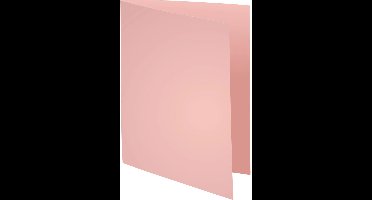 Exacompta 5x SUPER 160 - Pak van 100 dossiermappen 160g/m2- 24x32 cm voor A4. - Roze - 340003E