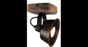 Various Max Plafondspot- 1-lichts- Zwart- Modern en Tijdloos Design