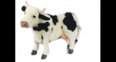 Hansa Staande Knuffel Koe, 40 cm