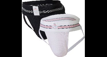 MM Sports The Original No. 10 Jockstrap 3 inch Multipack 1x Black + 1x White - MAAT XXL - Heren Ondergoed - Jockstrap voor Man - Mannen Jock