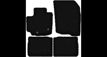 BASIC zwarte veloursmatten voor: Suzuki S-Cross Hybrid SUV (2020-)