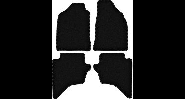 BASIC zwarte veloursmatten voor: Ford Ranger MK2 pick-up (2007-2012)