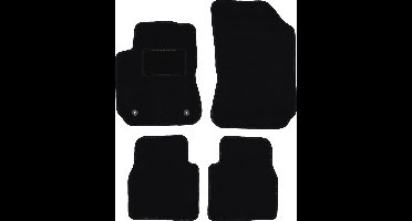 Zwarte veloursmatten voor: Citroen C4 Cactus crossover (2014-2018)
