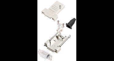 encitech DTSL09-LJSRG-T-DMS-W-K 6355-8040-31 D-sub female connectorset 180 ° Aantal polen: 9 Soldeerkelk 1 stuk(s)