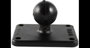 B-Kogel rechthoekige 2x 2.5" Base RAM-B-202U-225
