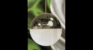 Basiclamp hanglamp Globo - chroom