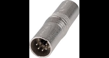 Neutrik NA3M5M 3-pins XLR (m) - 5-pins XLR (m) DMX adapter