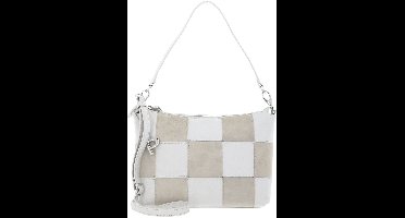 PICARD Leren Schoudertas Chess Crossbody Bag Shark Lichtgrijs