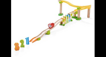 HABA Kullerbü Knikkerbaan - Basisdoos - Knikkerbaan Getallen- en kleurenrally