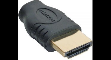 HDMI - Micro HDMI adapter - versie 1.4 (4K 30Hz) / zwart