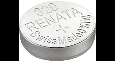 Renata 329 / SR731SW zilveroxide knoopcel horlogebatterij 2 (twee) stuks