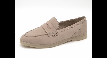 Marco Tozzi Dames Instapper/Loafer - 24603-349 Taupe - Maat 41