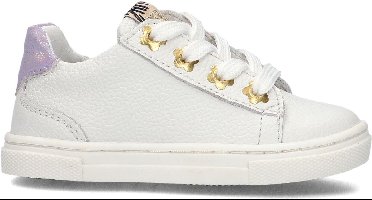 Develab 44708 Sneakers Meisjes - Leren Sneaker - Wit - Maat 29
