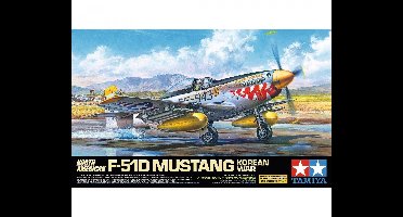 Tamiya Modelbouwpakket Militaire voertuigen - 60328 F-51D Mustang Korean War Plastic - 1:32 - Modelbouw