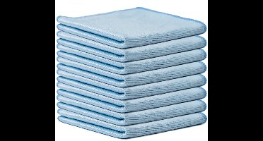 12 microvezel reinigingsdoeken - Draagbare multifunctionele pannen reinigingsdoeken - Superabsorberend - Voor ramen, spiegels, voorruiten, schermen, tv's, tablets en bestek - 30x30cm