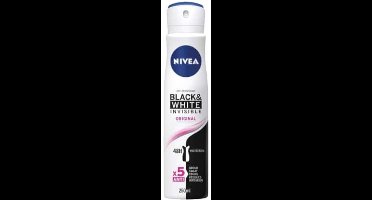 Nivea - Deospray - Invisible Black & White Original - 48 Uur Lang Werkend - 250 ml