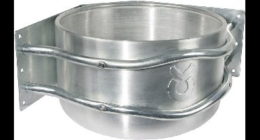 Kerbl Voerbak 18 L aluminium zilver