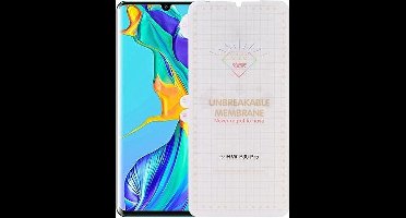 Screenprotector geschikt voor Huawei P30 Pro Diamond Film Folie Screenprotector Full-screen | Fingerprint Unlocking Transparant/Clear