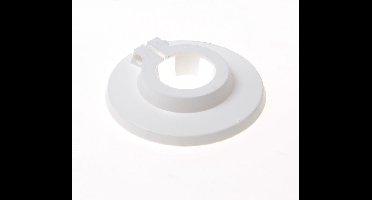 Installatiebranche Cv buis rozet wit diameter 22mm