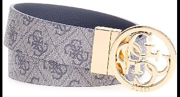 GUESS Riem Noelle Nolana Belt W85 Slate Logo Blauwgrijs