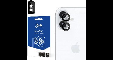 Apple iPhone 16/16 Plus - 3mk Lensbescherming Pro Zwart