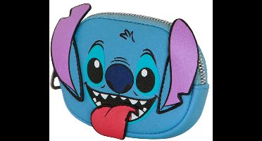 Karactermania - Disney - Lilo en Stitch - Tong-Pil Portemonnee - Geldbeugel gebroken - Blauw