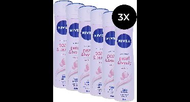 Nivea Pearl & Beauty Deodorant Spray - 6 x 150 ml