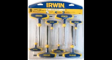 Irwin T-greep Inbussleutel Sets Hex Key T 8Pc 2Mm-10Mm - T10771