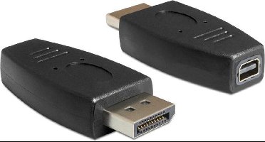 Delock - DisplayPort -  Mini DisplayPort Adapter - Zwart