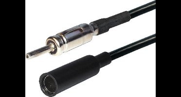 DIN (m) - DIN (v) auto antenne verlengkabel - 0,50 meter
