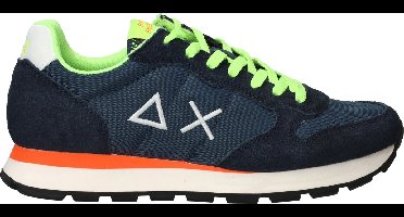 Sun68 Sneaker Tom Fluo Navy Blue - Maat 41 - Heren - Sneakers