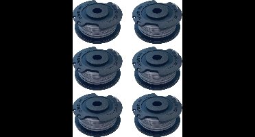 Spoel van draadtrimmer vervangingsdraad F016800569 geschikt voor Bosch EasyGrassCut bosmaaier 18 18-26 18-230 18-260 23 26 Ø 1,65 mm lengte 5 m - Set van 6 spoelen