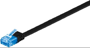 Wentronic CAT6A Netwerkkabel - RJ45 - Zwart - 2 m