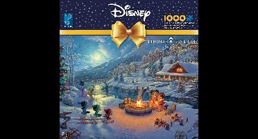 CEACO - Thomas Kinkade - Disney - 1000 Stukjes - Mickey et Minnie - Christmax Lodge