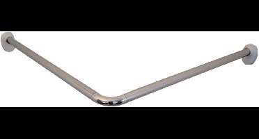 Ridder Hoekdouchegordijnrail Universeel 25 Mm Chroom 59500