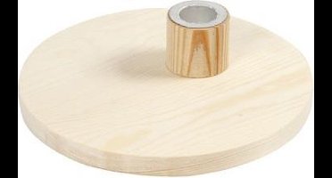 CC Houten Kandelaar 16 cm