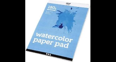 Creativ Company Aquarelblok A4 180 gr Wit 20 vel